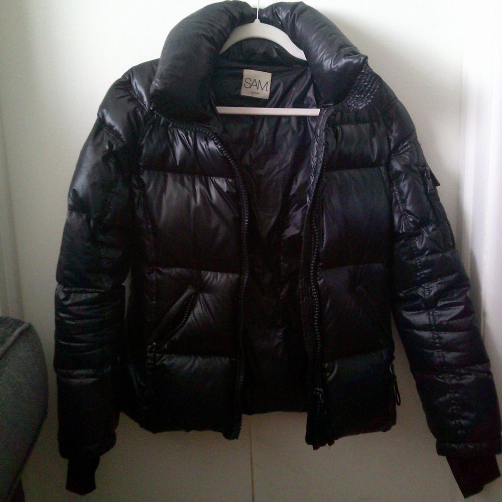 Sam Women's Freestyle Down Jacket Size Small Black
